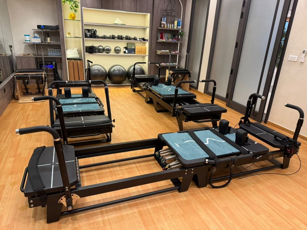 Appareils Reformer de la salle de Diamond Pilates